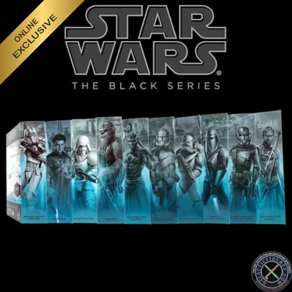 Star Wars: The Black Series Gaming Greats packaging — a GameStop exclusive action figure line